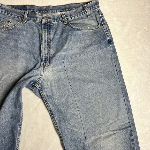 Levi's 550 relaxed fit vintage Faded men's 40×30 blue Jeans Light Wash - Picture 3 of 11